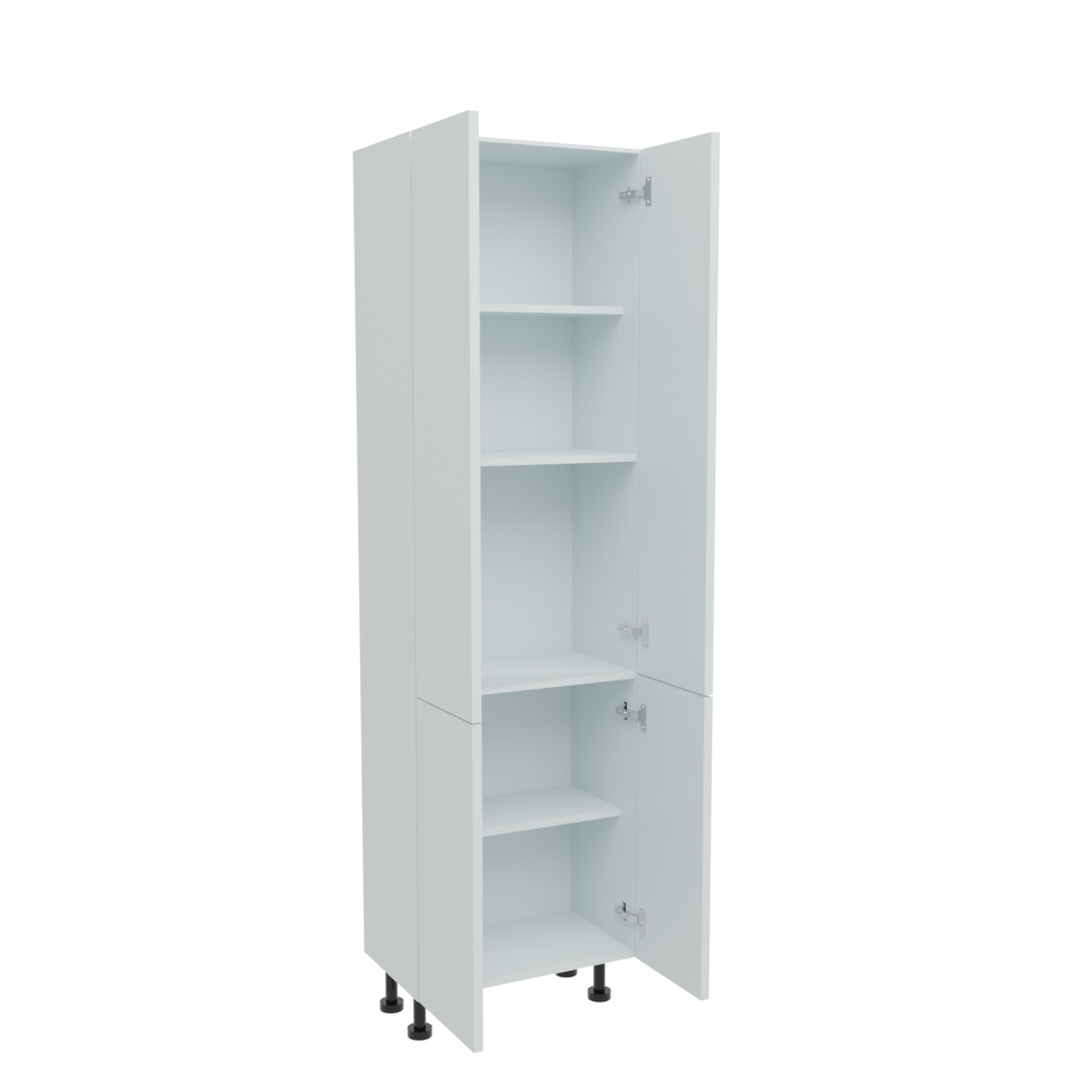 600mm Tall Larder Unit - Double Door - 715mm Lower Door (Medium) (300mm Deep)