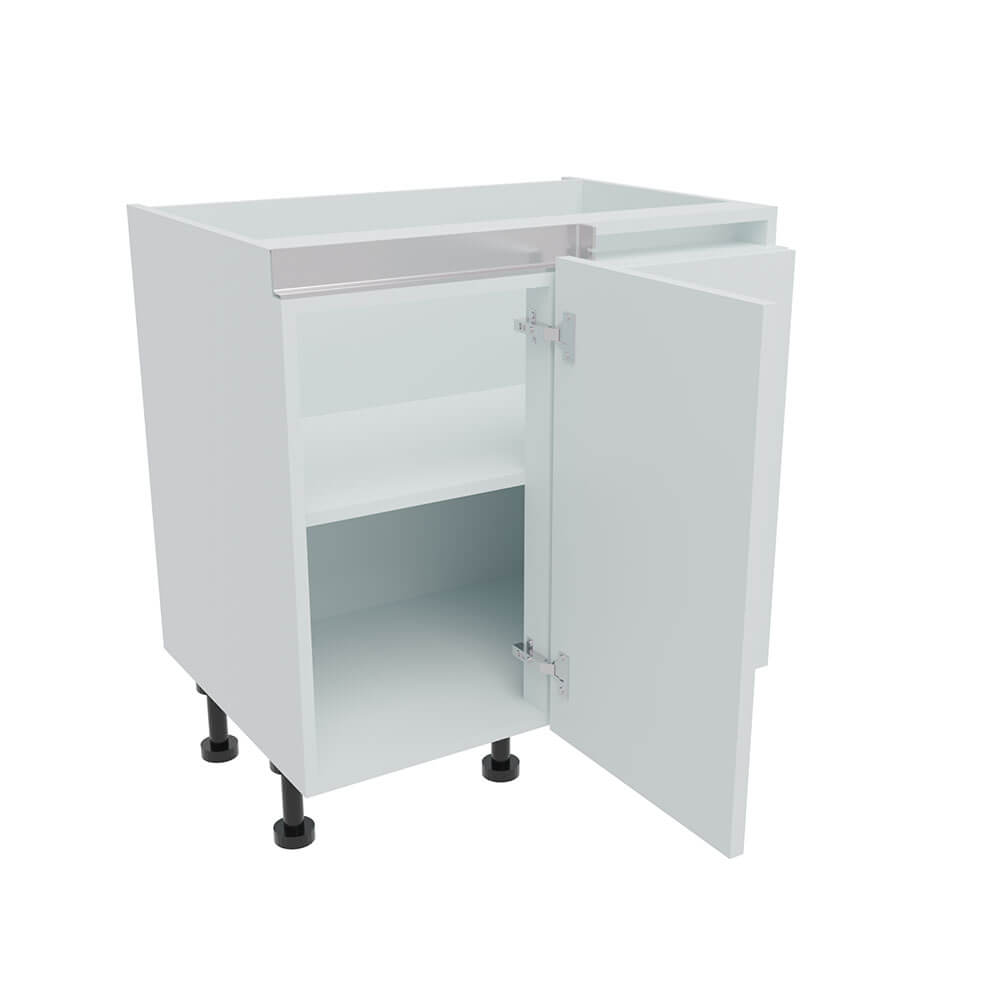 800mm True Handleless Highline Corner Base Unit - 300mm Door (Right Blank)